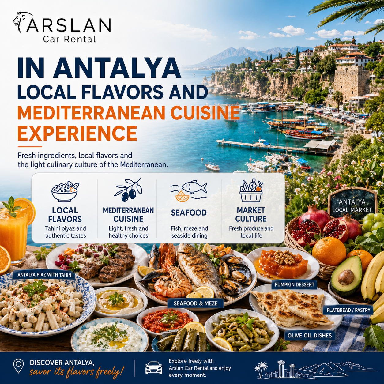 Local Flavors and Mediterranean Cuisine Experience in Antalya