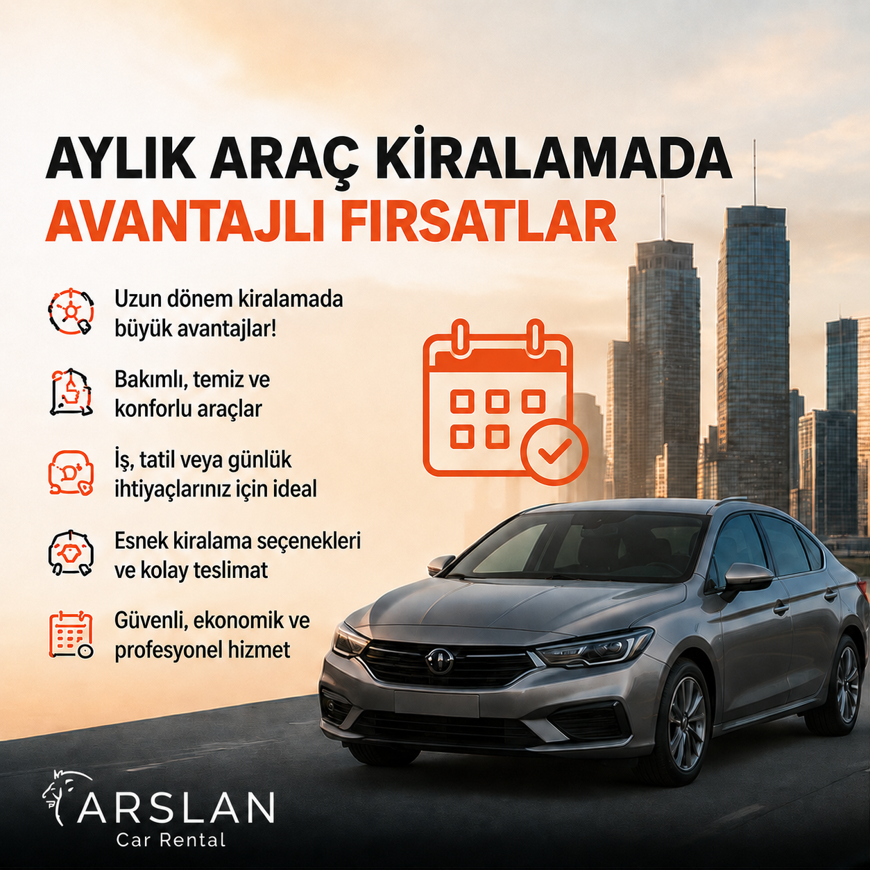 Aylık Araç Kiralamada Avantajlı Fırsatlar